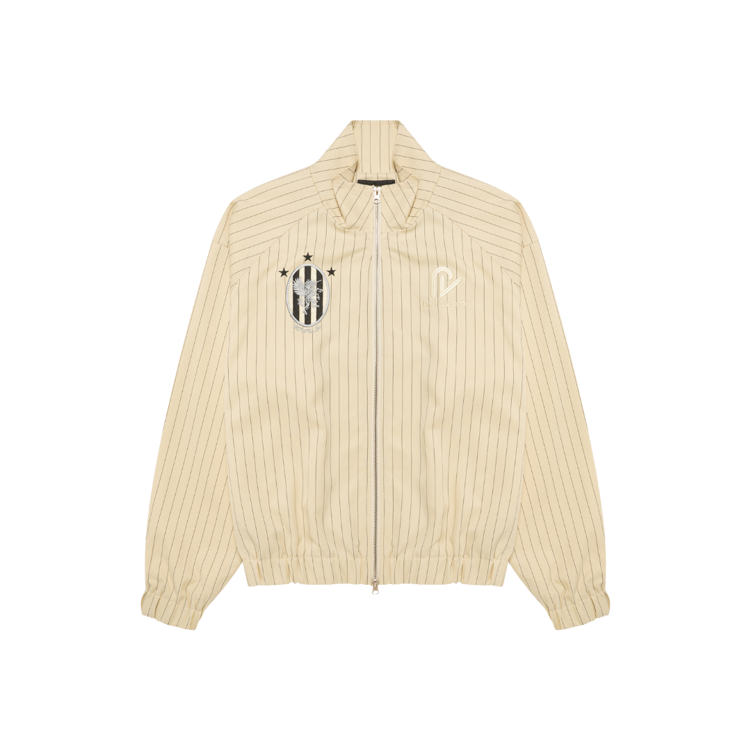 Pinstripe Track Jacket