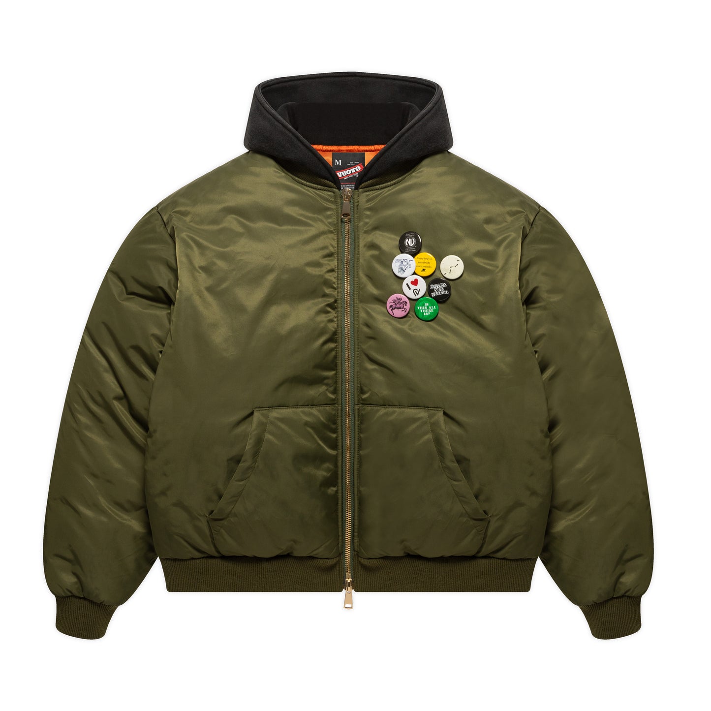 Hooded Nylon Bomber