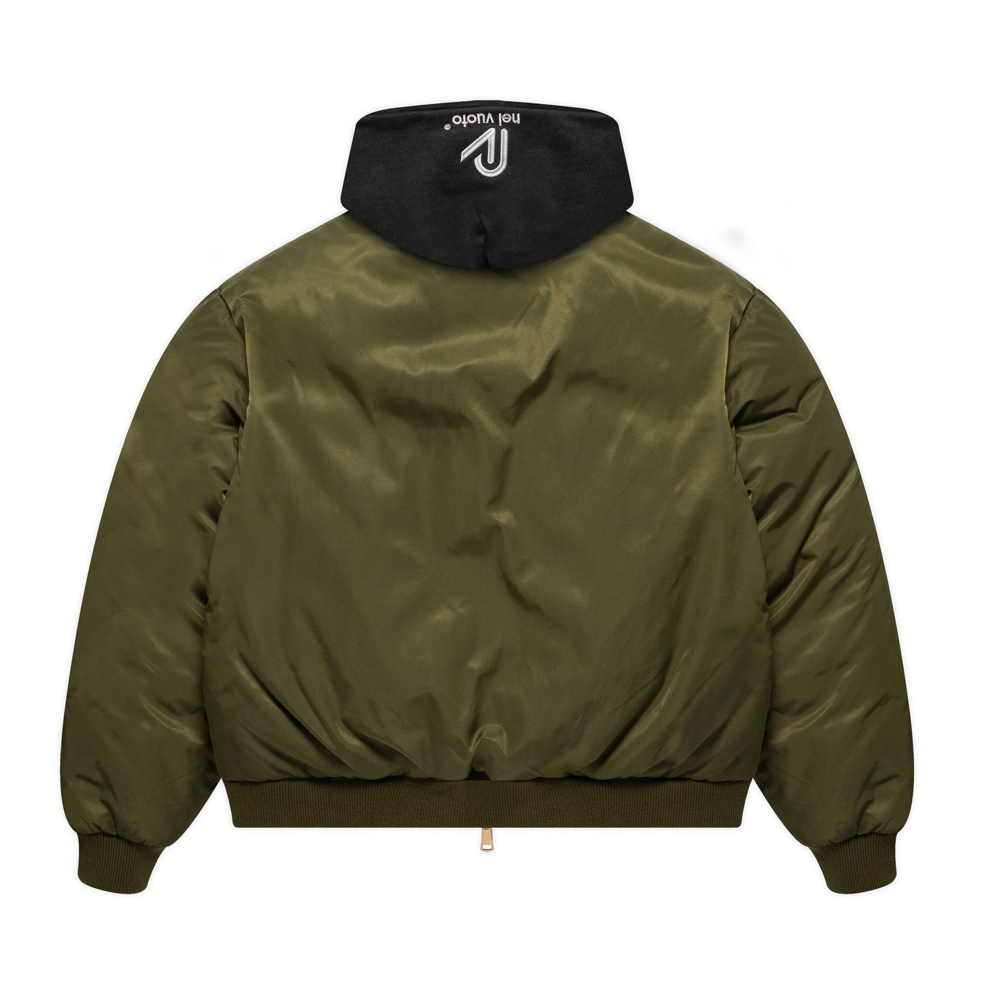 Hooded Nylon Bomber